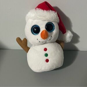 Ty Beanie Boos Scoop The Snowman Christmas Holiday 2016